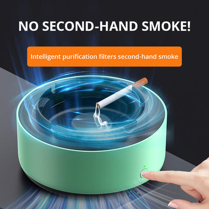 Small Self Suction Household Anion Oxidation Purifier Multi-Function Intelligent Passive Smoking Dust Removal Ashtray