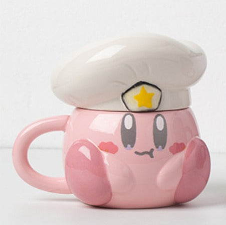 Madou Cute Pink Cartoon Chef Star Mug